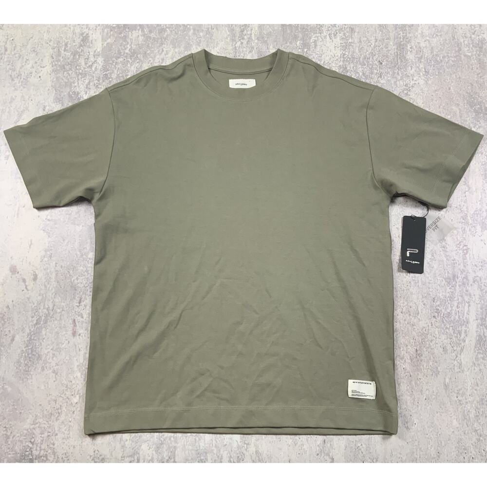 NWT Public Supply NYC T-Shirt Mens Medium Green Oversized Fit Crewneck Casual